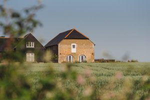 A view of Fleet Lodge and Harrier's Nest from the surrounding countryside